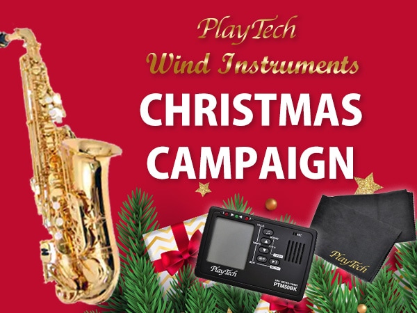 [Tuner and cloth present] PLAYTECH wind instruments Christmas campaign!