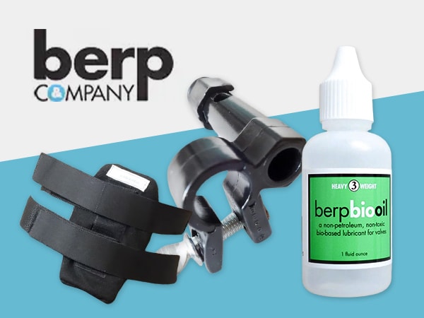 Started to deal in brass instrument accessories manufacturer "Berp"!
