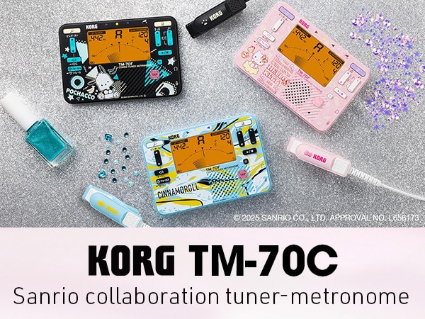 KORG releases Sanrio collaboration tuner-metronome!