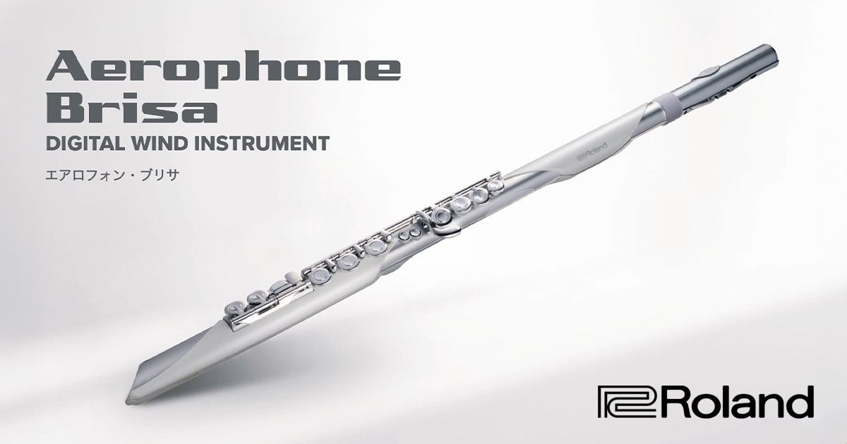 ROLANDよりフルートのデザインを採用した「Aerophone Brisa」発表