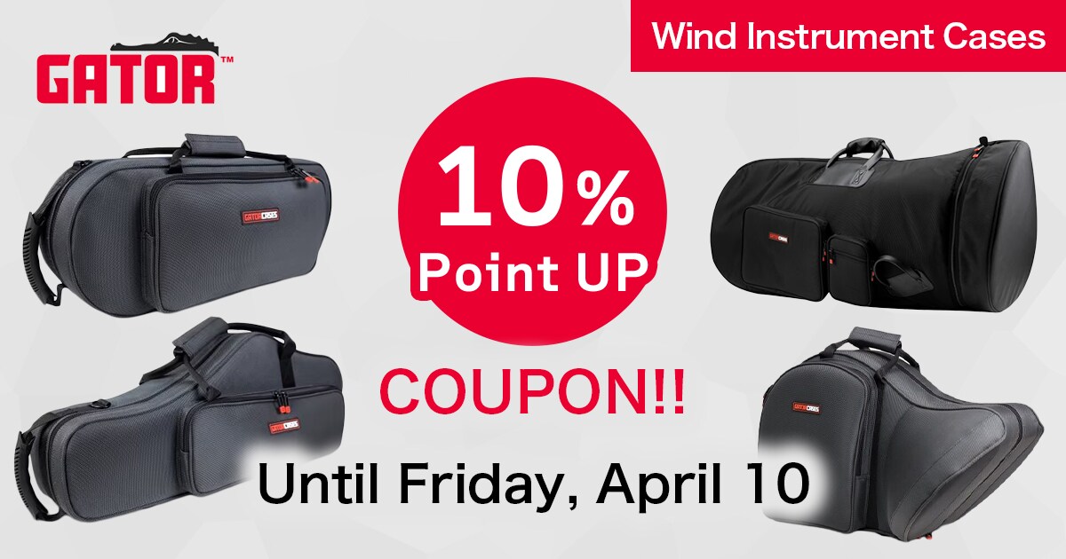 Wind Instrument Case GATOR Wind Instrument Cases 10% Bonus Points Coupon!|Sound House