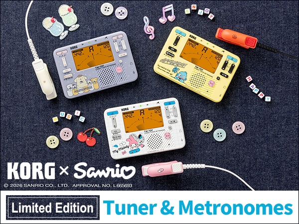 [Limited Edition] New KORG × Sanrio Tuner & Metronomes Have Arrived!