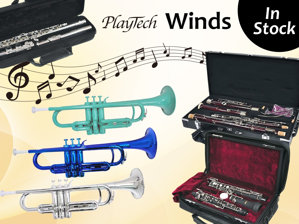 PLAYTECH Wind Instruments Are Now Available!