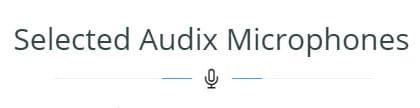 Selected Audix Microphones
