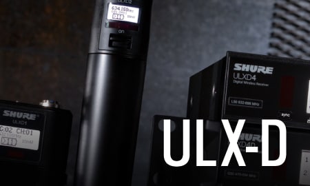 「ULX-D」ワイヤレスシステム
