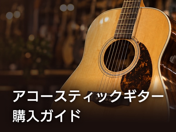【ギタリスト必見】アコースティックギター購入ガイドページ公開！