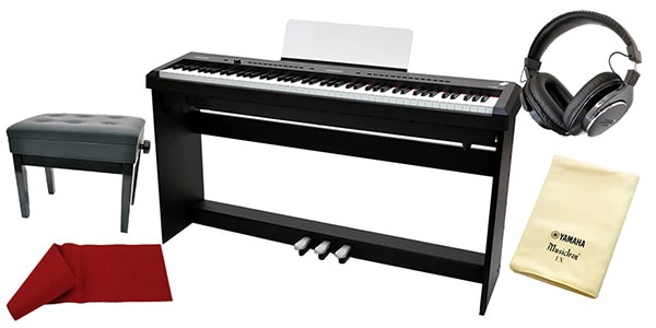 PLAYTECH ( プレイテック ) / PDP400S 収納付きピアノ椅子+ヘッドホン+お手入れセット