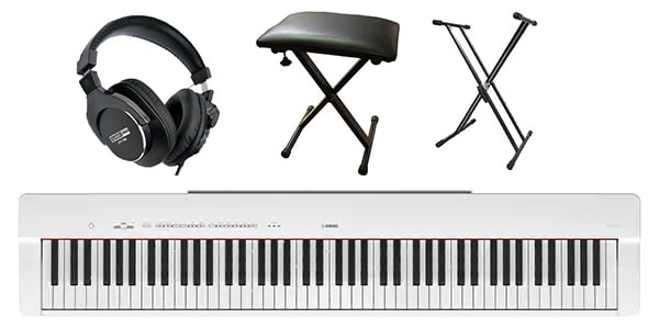 YAMAHA / P-225WH X型スタンド+椅子+ヘッドホンセット