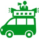 選挙街宣車のピクトグラム