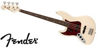 American Vintage II 1966 Jazz Bass LH RW Olympic White