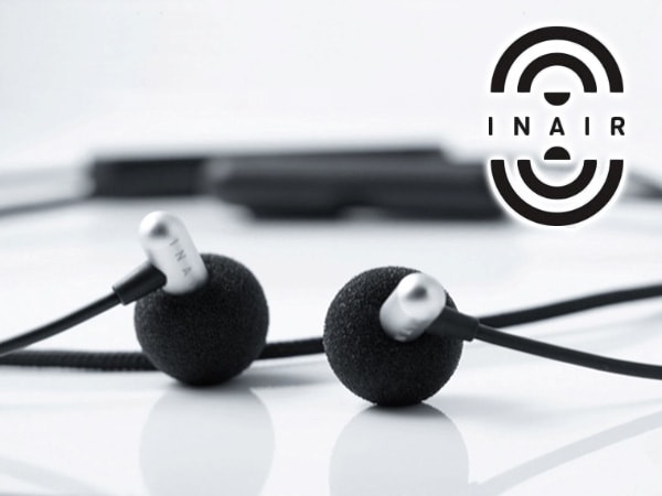 INAIR earphones special site uploaded!