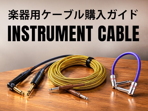 楽器用ケーブル購入ガイド