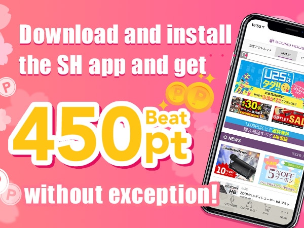 Download and install the SH app and get 450 Beat points without exception!