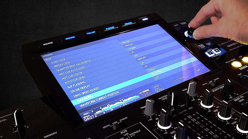 XDJ-RX3のPLAY MODEメニュー