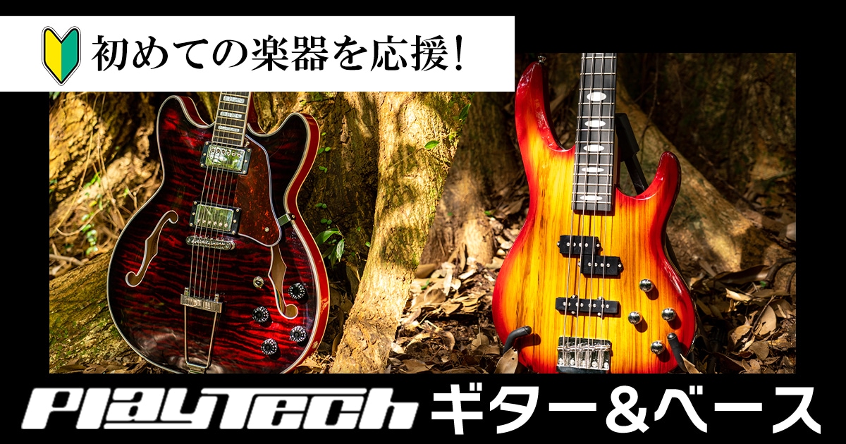 初めての楽器を応援！ PLAYTECH ギター&ベース｜サウンドハウス