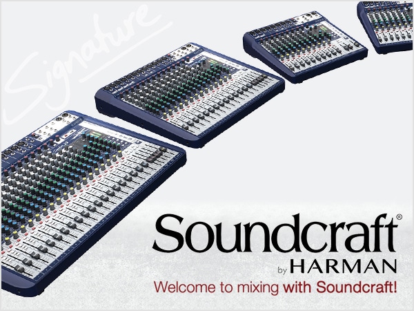 Soundcraft コンパクトミキサー比較表アップ！
