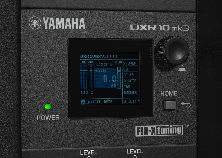 DXR10 mk3の背面LCDパネル